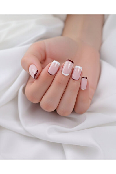 Snap Up Nails Mocha Edge