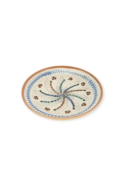 CERAMICA DE HOREZU Традиционен модел чиния 2427 D1C3 Многоцветен M5 27см
