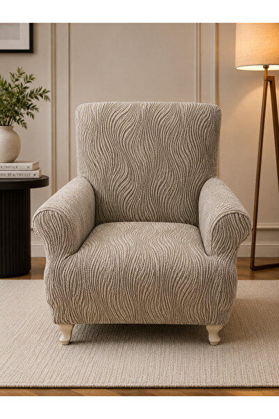 uzhanem Jacquard Single Sofa Cover Armchair Seat Cover