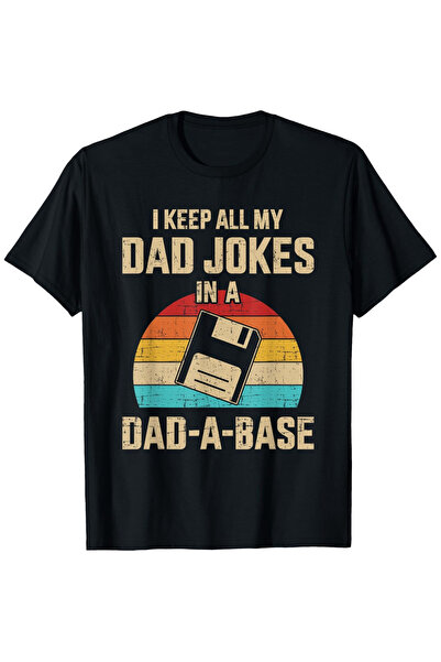 Aura YIO تي شيرت رجالي بتصميم ريترو من Dad Joke