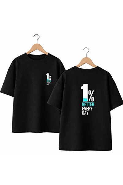 playwear Μπλουζάκι Better Every Day με στάμπα στο πίσω μέρος και στο μπροστιν...