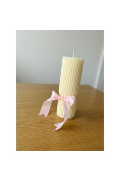 OEM Lumânare parfumată, lucrată manual, pentru botez Sonia 17x5.5 cm, 340g va...