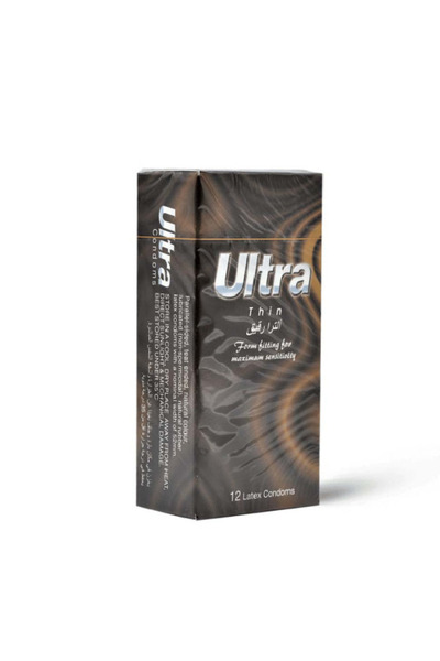 ULTRA واقي ذكري رقيق جدا 12 حبه من الترا
