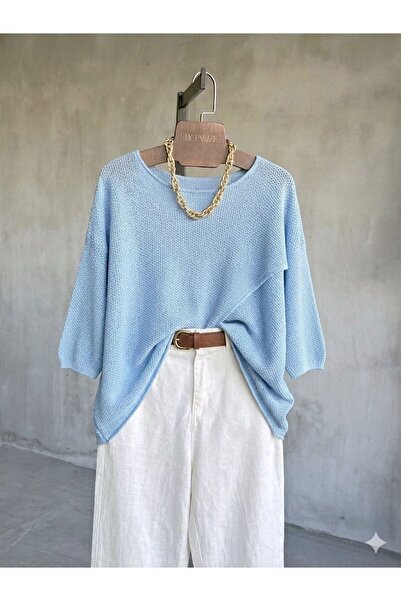 sumoda Women's Asymmetrical Cut Mercerized Spring/Summer Blouse