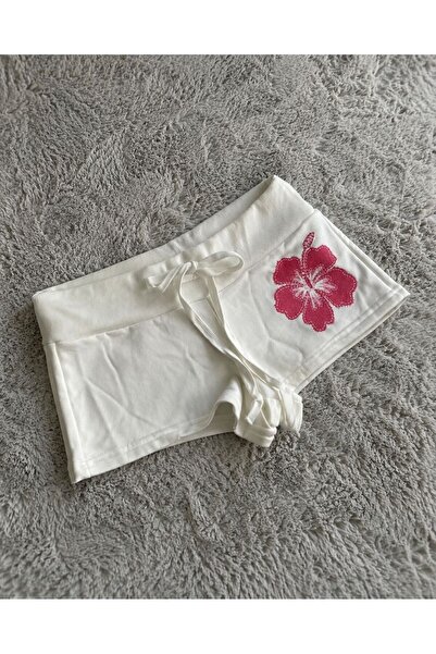 Toum Pantaloni scurți mini cu imprimeu Sakura