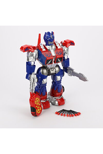 TOYCRAFT Tower Thunder Uzaktan Kumandalı 40 Cm Robot – Ok Atabilen Işıklı ve ...