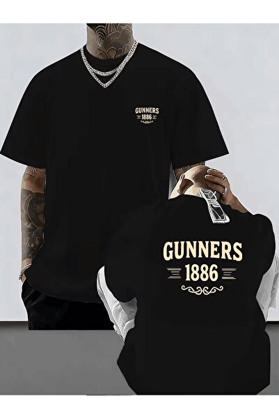 bolivia's Men'S Casual Short Sleeve T-Shirt Gunners 1886 Vintage Classic Foot...