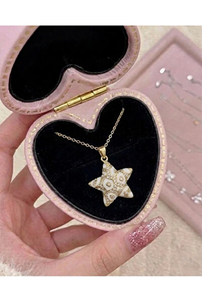 Dem Accessory White leo star kolye
