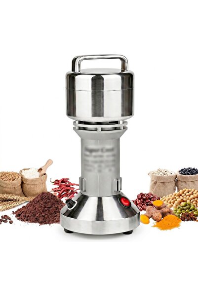 ECVV Portable 1000W Stainless Steel High-Speed Grain Grinder for Spices, Herb...