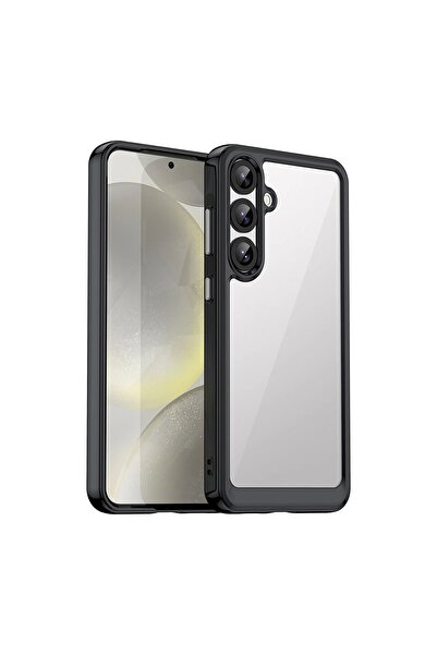 OEM Carcasă hibridă Outer Space pentru Samsung Galaxy S25 Plus - Negru