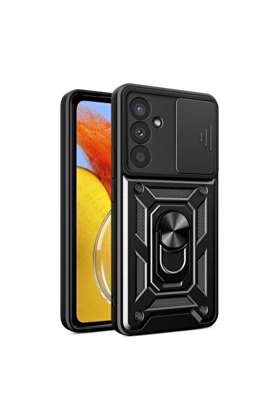 OEM Hybrid Armor Camshield Case for Samsung Galaxy A37 5G Black