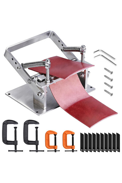 TECKZOON Leather thinning machine, made of stainless steel, manual device for...