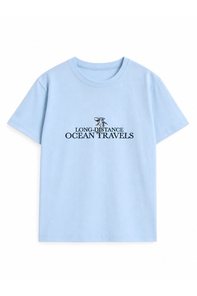 SETTY KOOP Tricou grafic pentru copii – Croială lejeră cu motiv oceanic broda...