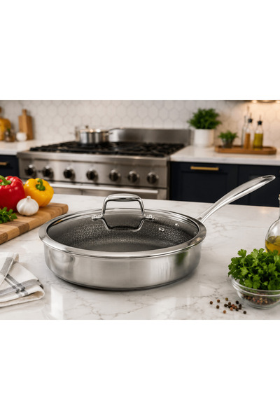 MISTERCOOK 🍳   Mr. Cook Turkish Titan Frying Pan - Premium Stainless Steel w...