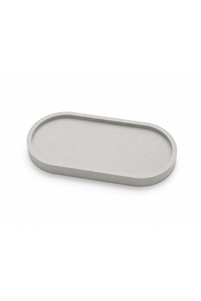Luma Artisanal Luma Artisanal premium decorative tray, handmade, Grey, Concrete