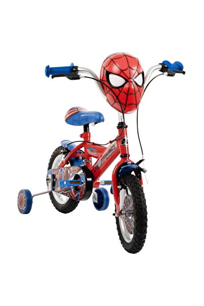 SPIDERMAN Bicicleta cu roti ajutatoare, Huffy, Marvel Spiderman, 12 inch, Rosu