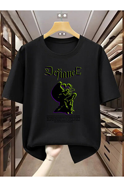 yiou trendy clothing تيشيرت رجالي قصير الأكمام مصنوع من القطن الخالص ويحمل كل...