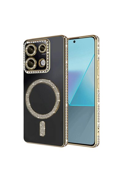 OEM Xiaomi Redmi 13C Joke Simli Magneticsafe Case - Gold