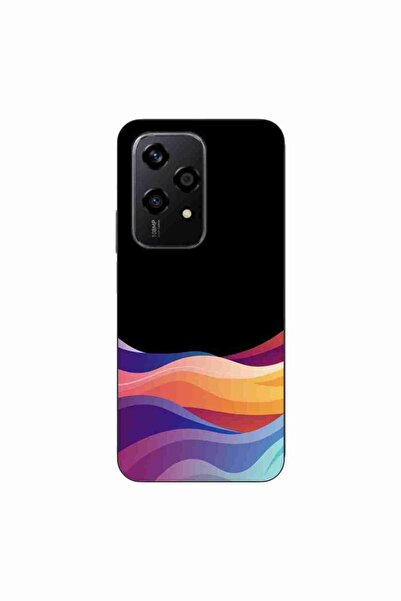 OEM Case compatible with Honor 200 Lite Silicone Gel Tpu Model Neon Waves