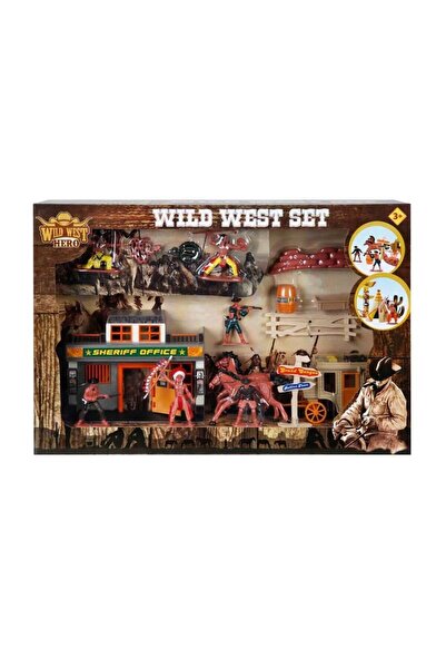 Wild West Hero Set figurine, Wild West Hero, Cowboy si Indieni, Sheriff Office