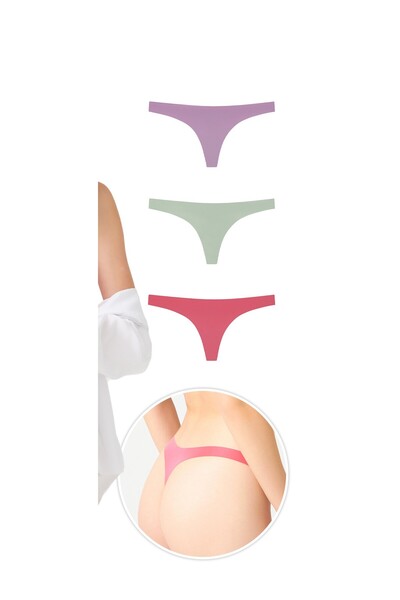 Leyna Tanga Lazer Kesim, 3'lü Paket