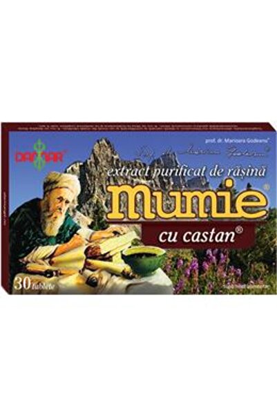 Damar Extract Purificat de Rasina Mumie cu Castan General, 30 tablete