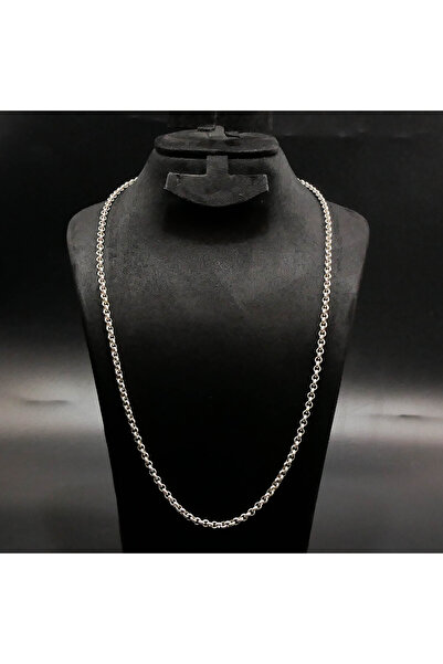 Silver Chain Necklace for Men & Women - Cuban Figaro Rope Box Link Chain, Tar...