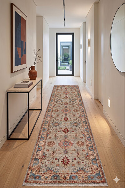 Babil Home Yolluk Halı Kaymaz Taban Yıkanabilir Leke Tutmaz Kilim Özel Ölçü K...