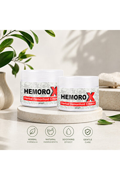 Hemorox Herbal Cream Bas.r ve Hem.rodinize Birebir Etkili Bitkisel İçerikli A...