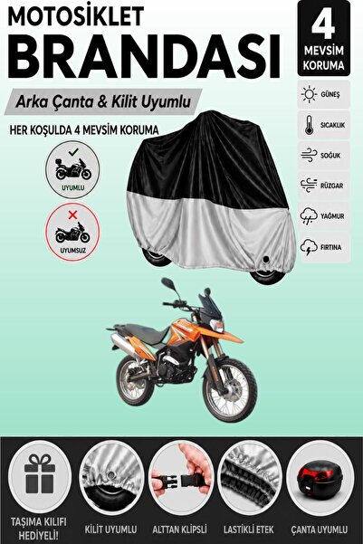 Cemku Double Black Top - Gray Bottom, Rear Bag Compatible Cargo Bike Kd-250Gy...