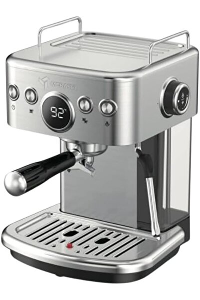 MEBASHI Espresso Coffee Machine, 19 Bar, 1.5L Tank, Digital Display, Stainles...