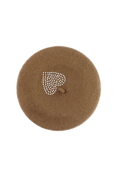 ButicCochet Beretă de damă, lână, Buticcochet, model cu perle, mărime unică, ...