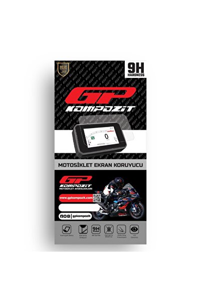 GP KOMPOZİT Honda PCX 125 / 150 DX 2025-2026 Uyumlu Motosiklet Ekran Koruyucu Şeffaf