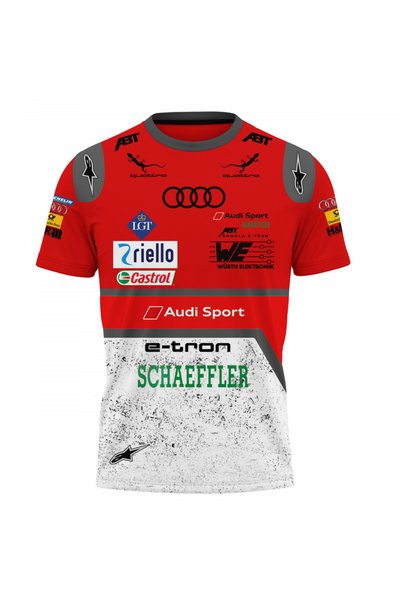 OEM Tricou barbati Audi F1 , maneca scurta multicolor D083