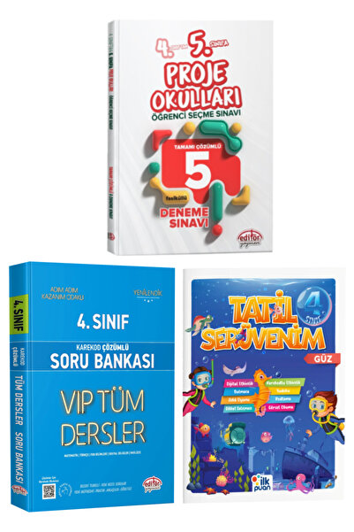 Editör Yayınevi 4. Sınıftan 5. Sınıfa Proje Okulları Öğrenci Seçme Sınavı Den...