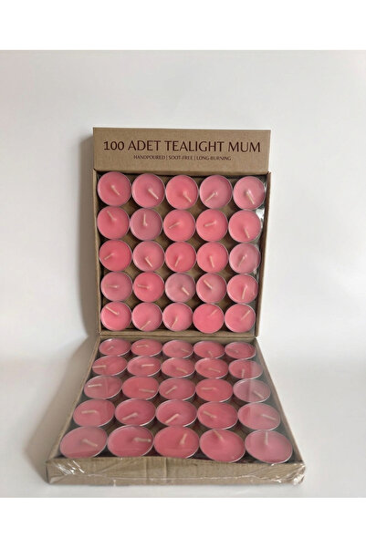 PKR 100 Adet Kokulu Tealight Mum