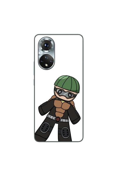 OEM Husa compatibila cu Honor 50 Silicon Gel Tpu Model One Punch Man Mumen Rider