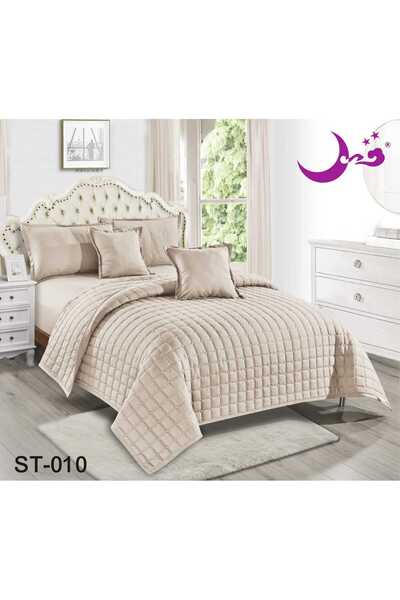 Moon Summer Compressed Solid Color Bed Sheet 4-Piece Set 120*200- Summer Comp...