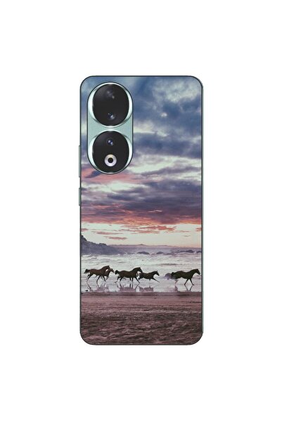 OEM Husa compatibila cu Honor 90 5G Silicon Gel Tpu Model Cai Alergand