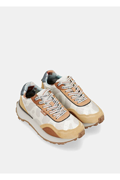 Anekke Sneakers bej și portocalii