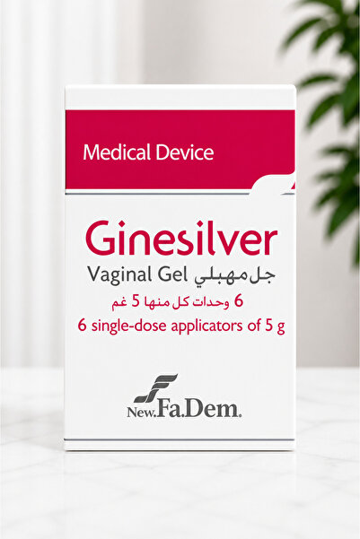 VOOP Ginesilver Vaginal Gel – 6 Single-Dose Applicators (5g Each) | Moisturiz...