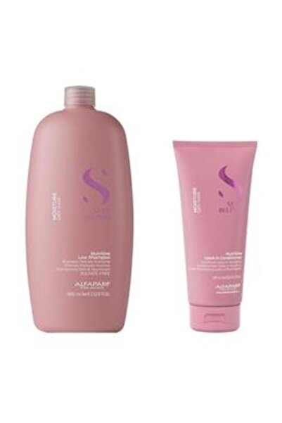 Alfaparf Milano Pachet Hidratant pentru Par Uscat - Semi Di Lino Moisture Nut...