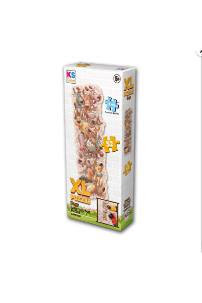 KS Oyuncak KS Puzzle 52 Parça Köpekler XL Çerçevesiz