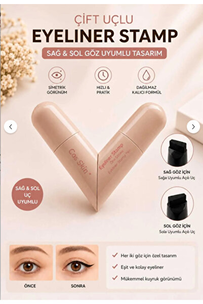 mammam always by your side Suya Dayanıklı Çift Taraflı Eyeliner Damga Kalem S...