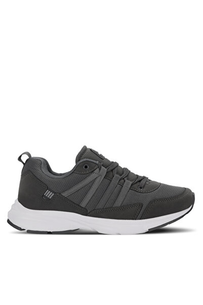 Slazenger Polish I Men's Large Size Dark Gray Running & Walking Sneakers