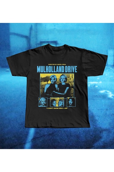Grafftee Clothing Μπλουζάκι Unisex Oversize με στάμπα Mulholland Drive