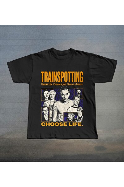 Grafftee Clothing Trainspotting majica sa printom, unisex, velika veličina