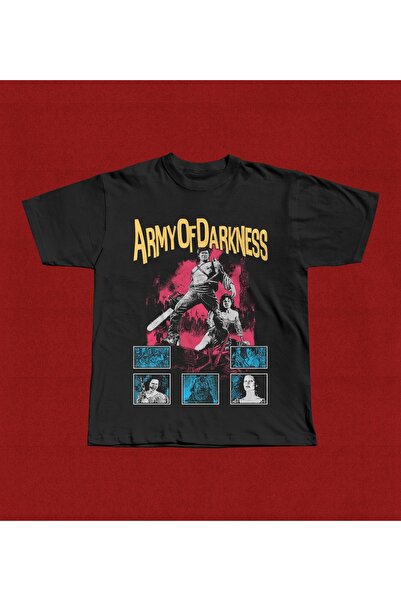 Grafftee Clothing Tricou oversize unisex cu imprimeu Army of Darkness