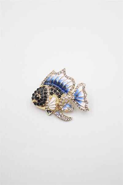Royaleks Fish Brooch - Blue