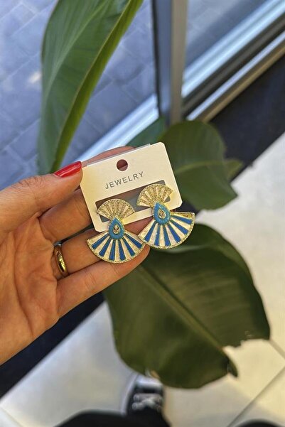 atastore2017 Fan Earrings - Gold